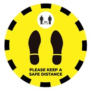 Social Distancing Floor Sticker 3